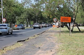 MOPC informa sobre desvíos temporales por obras en zona del corredor vial Las Residentas.