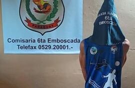Este hombre fue aprehendido por ser el presunto autor de un infanticidio en Emboscada.