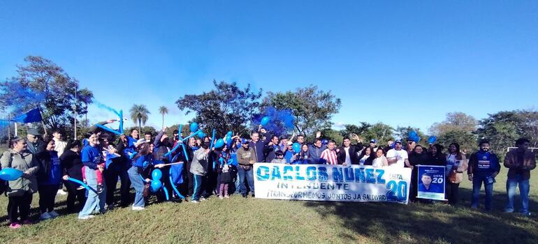 Acto de Ever VIllalba en J. A. Saldivar.