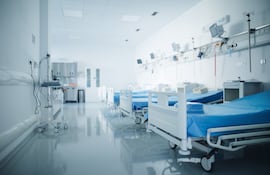 Concepto de sala de hospital.