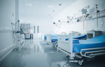Concepto de sala de hospital.