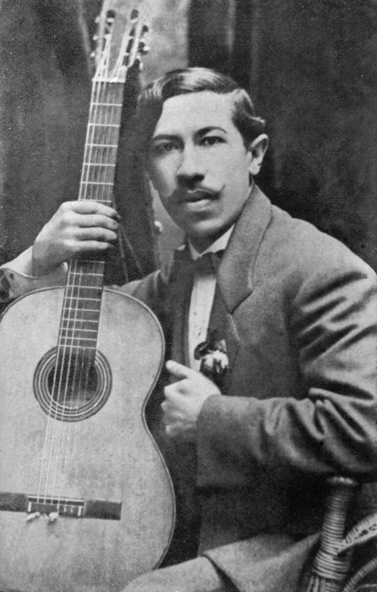 Agustín Barrios en 1910