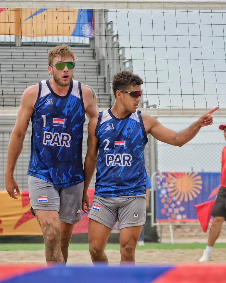 Otro bronce sumaron los integrantes del vóley playa.