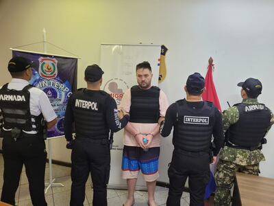 Fabio Dornaldo de Moraes Schultz, alias "Gordinho", extraditado al Brasil.