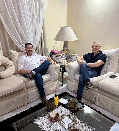 El diputado cartista Raúl Latorre y su colega Daniel Centurión, de Fuerza Republicana.