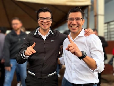 Edgar Torres y Cesar "Landy" Torres.