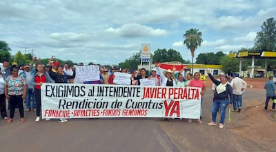 Ciudadanos de Belén se manifiestan para exigir auditoria a la Municipalidad.
