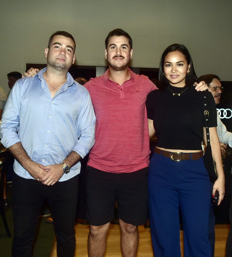 César Couchonnal, David Sotelo y Andrea Viveros.