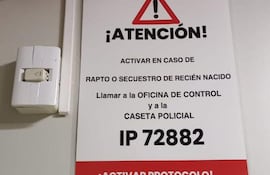 robo de bebés, protocolo en IPS