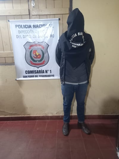 Detienen a funcionario judicial por supuesto vínculo con el microtráfico en San Pedro de Ycuamandyyú