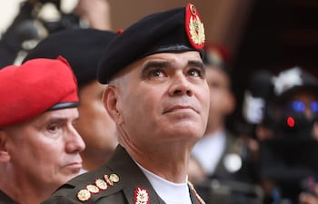 Vladimir Padrino, ministro de Defensa de Venezuela.