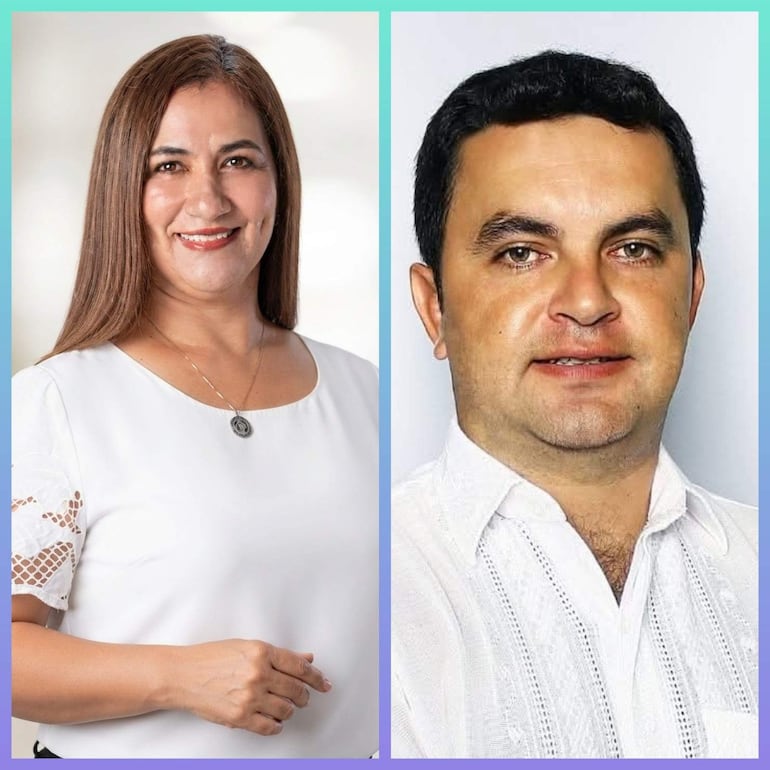 La presidenta de la Junta Municipal y reelecta concejal, Rosa Ramos (ANR-HC), y el edil reelecto Ederson Centurión (ANR-HC) fueron dos de los cuatro concejales que asistieron a la sesión en Carapeguá.