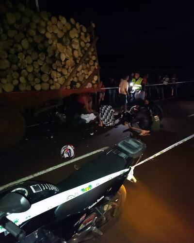 El motociclista Eulise Sosa Lezcano (18) sufrió lesiones múltiples y murió prácticamente en el acto.