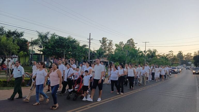Los pobladores de Atyrá cada año con alegría honran a la Virgen de la Candelaria.