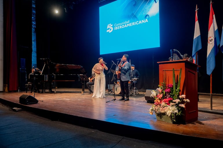 El evento estuvo acompañado por la Orquesta Sinfónica Nacional.
