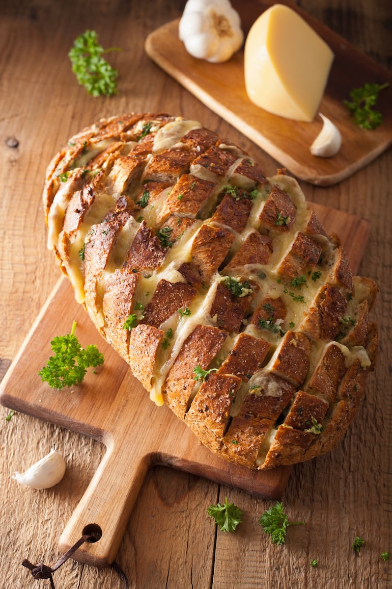Pan de ajo.