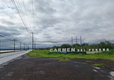 Lluvias en Carmen del Paraná.