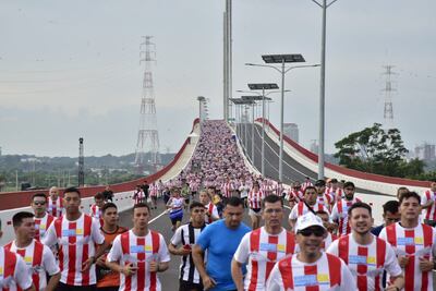 Puente Héroes del Chaco. Correcaminata 5k.