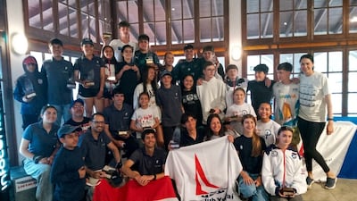 El equipo de Optimist e ILCA del Club Nacional de Regatas El Mbiguá, con gran producción en la Sexta Fecha del Ranking Nacional de la Fepave 2026.