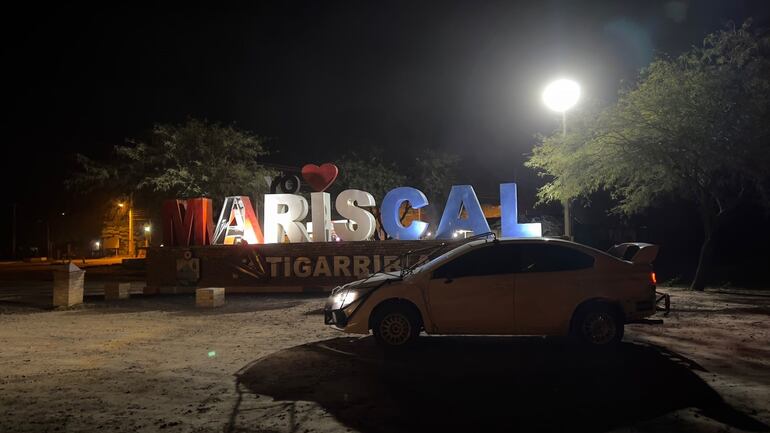 El auto de recorrida de Augusto Bestard ya arribó anoche a la zona de Mariscal Estigarribia.