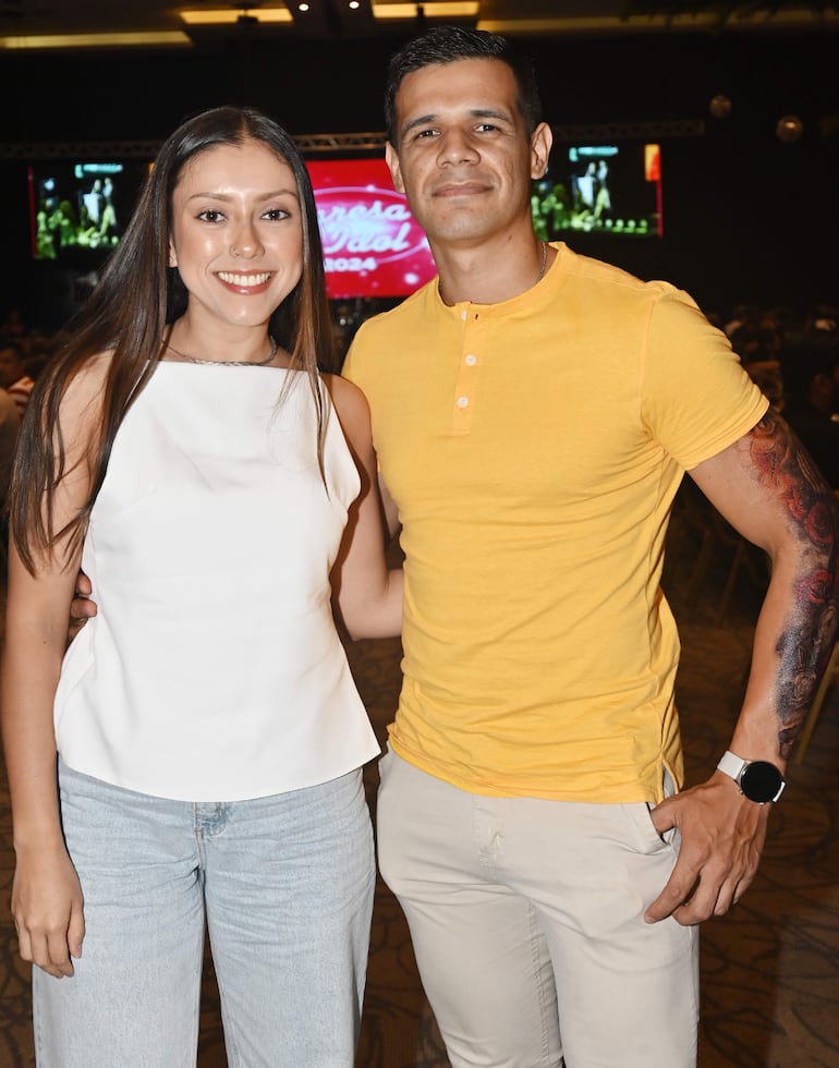 Araceli Riveros y Alejandro Arce.