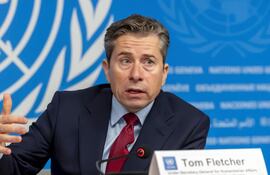 El subsecretario general de la ONU para Asuntos Humanitarios, Tom Fletcher.