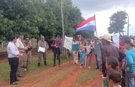 Urge la intervención del Indert para regularizar posesión de tierras en San Pedro