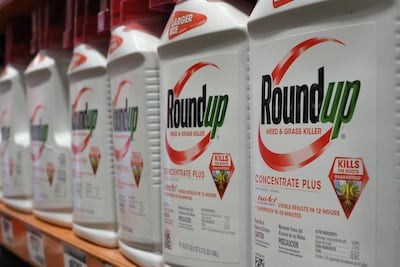 Botellas de Roundup, de Monsanto.