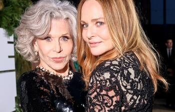 Stella McCartney junto a Jane Fonda.