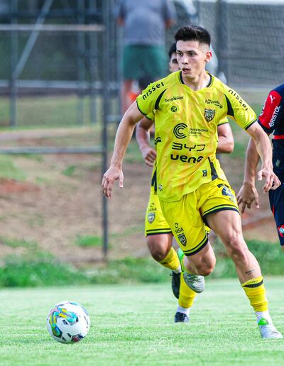 Thiago Constantino Emmanuel Vidal Obregón (22), delantero de Recoleta FC.