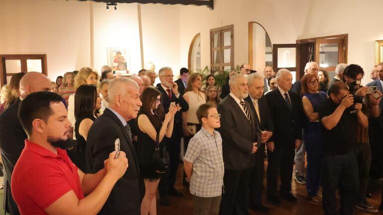 El evento se realizó en la Villa Guaraní, residencia de la Embajada de Francia.