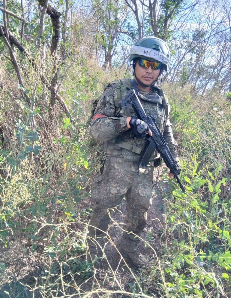 Otro joven de 28 años, de Santaní, Isidro Duarte se encuentra en la linea de combate en el Ejercito de Rusia desde hace un mes