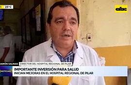 Video: Iniciaron obras de refacción del Hospital Regional de Pilar