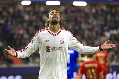 El francés Bradley Barcola fue la gran figura en la goleada del Liverpool sobre el LASK.