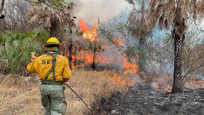 El fuego se reactivó esta mañana y afectó a la estancia General Díaz, a solo 8 kilómetros de la comunidad de Toro Pampa.