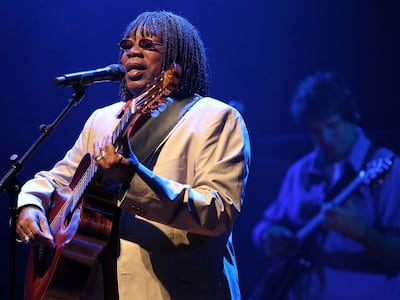 El cantautor brasileño Milton Nascimento.