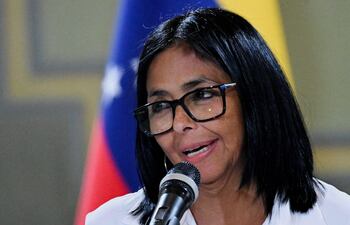 La presidenta interina de Venezuela, Delcy Rodriguez.