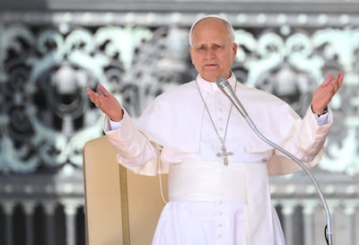 El papa León XIV.