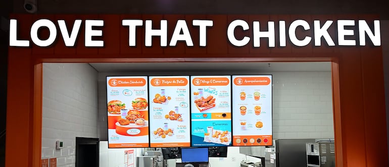 Menú de Popeyes Mburucuyá.