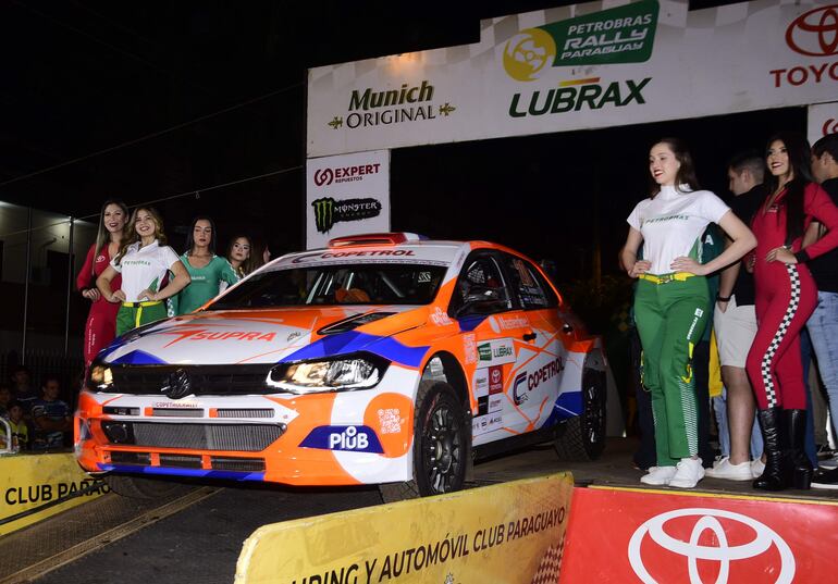 Pese al incidente de carrera que sufrió Agustín Alonso en el Rally de Coronel Oviedo, estará el fin de semana en Erechim.