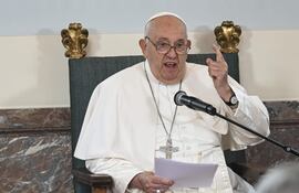 Papa Francisco, en Bruselas.