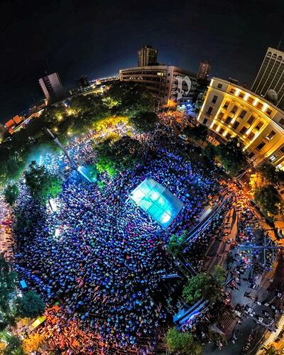 Así fue la protesta llevada a cabo contra el gobierno cartista el miércoles 26 de marzo.