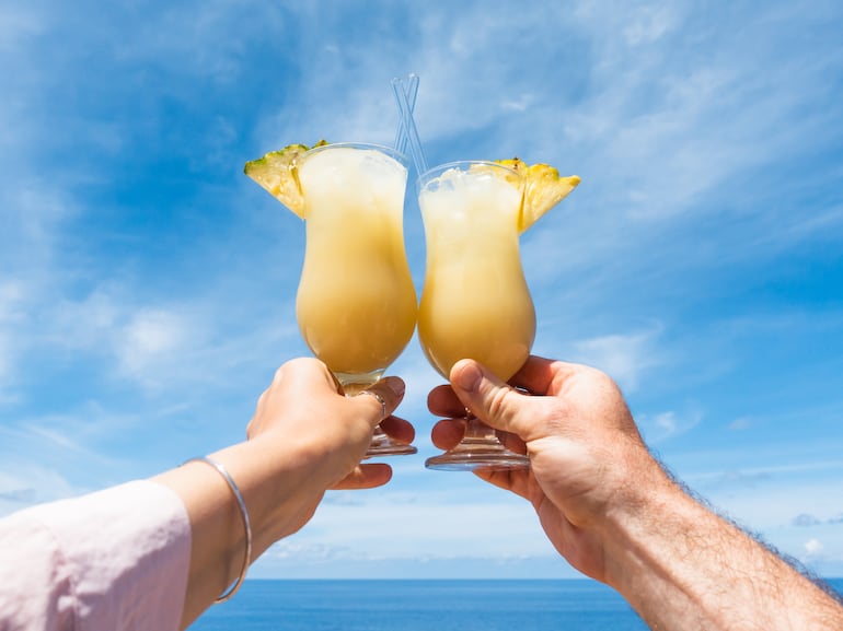 Piña colada, imagen ilustrativa.