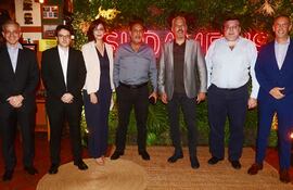 Flavio Diganutti, Marcos Kosman, Stella Guillén, Blas Zapag, Juan José Zapag, Jerónimo Nasser y Carlos Canessa.