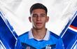 Con esta imagen, el Sportivo Ameliano presentó mediante sus redes sociales a Gabriel Marcelo Camargo (21 años), volate proveniente de Vélez Sarsfield.