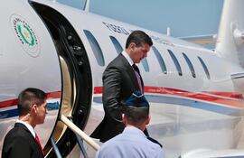 Santiago Peña realiza una visita oficial  las ciudades de Helsinki y Jyváskylá, Finlandia. Se prevé su retorno al país este 2 de agosto. (Foto de archivo).