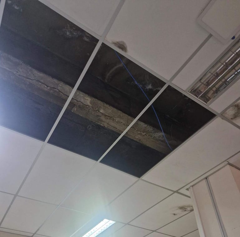 Pésimas condiciones edilicias en el Hospital de Trauma. 