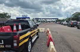 Tránsito fluido sobre la ruta PY02.