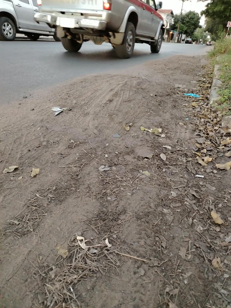 basura en el barrio Los Laureles