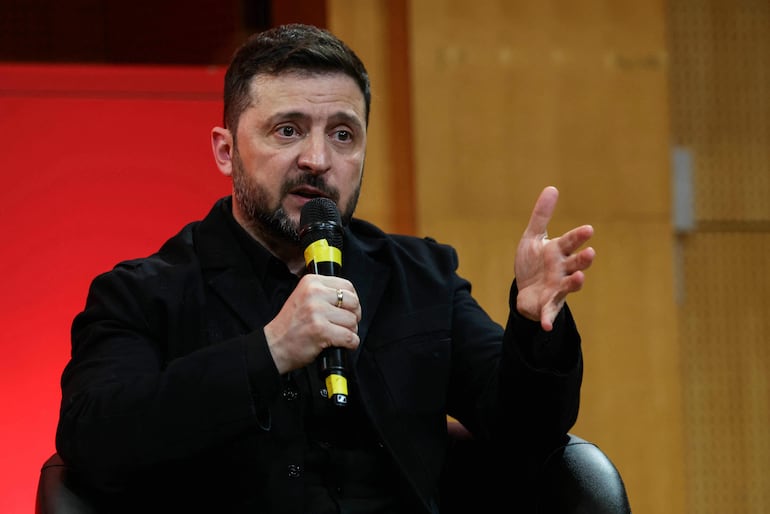 Volodímir Zelenski, presidente de Ucrania.